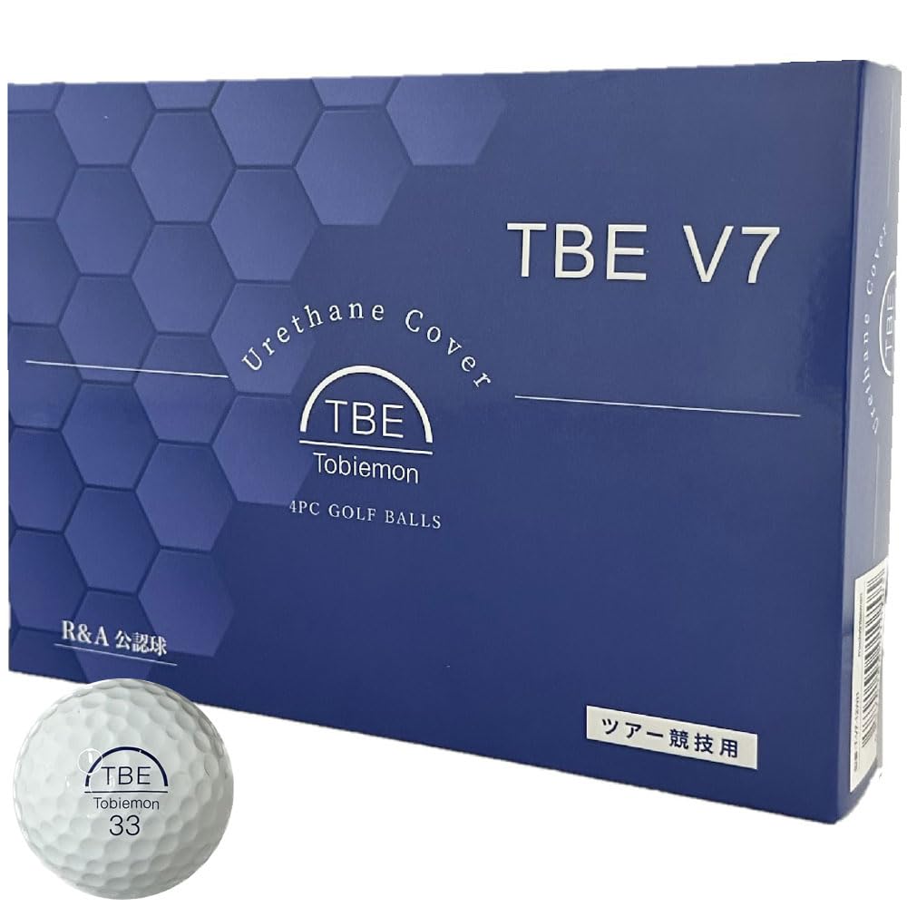 【新品】Tobiemon TBE V7 ゴルフボール 複数カラー8ダースセット Amazon | ゴルフボール TOBIEMON 飛衛門 TBE V7 4ピース 12個入り